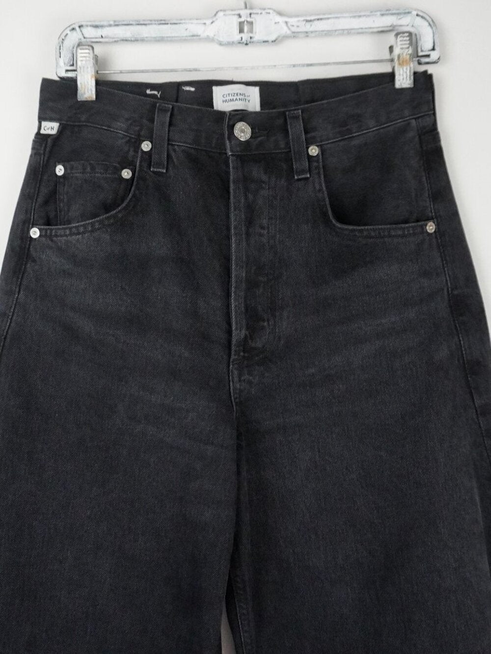 Citizens Of Humanity Horseshoe Black Jeans Size 24