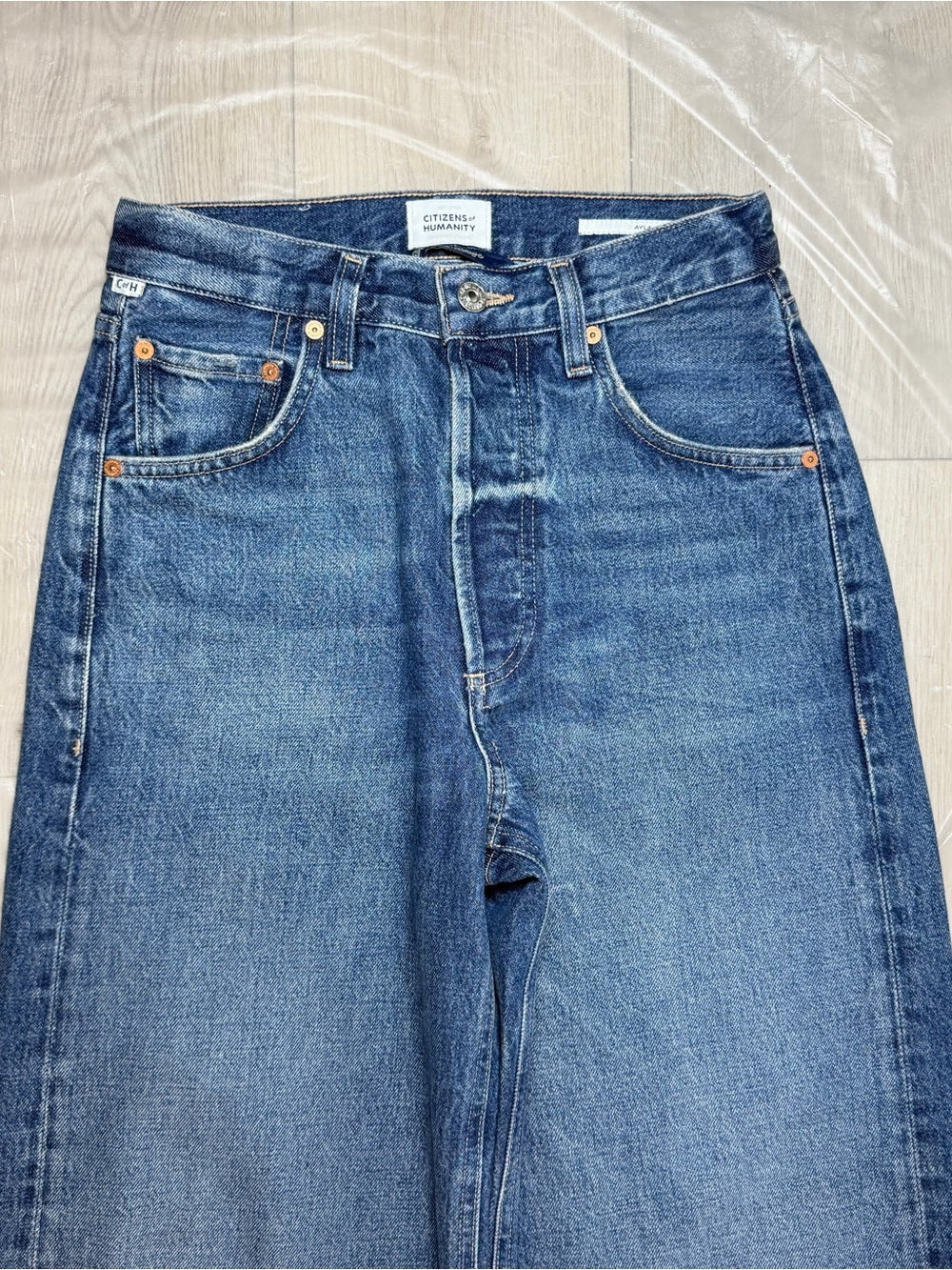 Citizens of Humanity Ayla medium blue wash - waistband