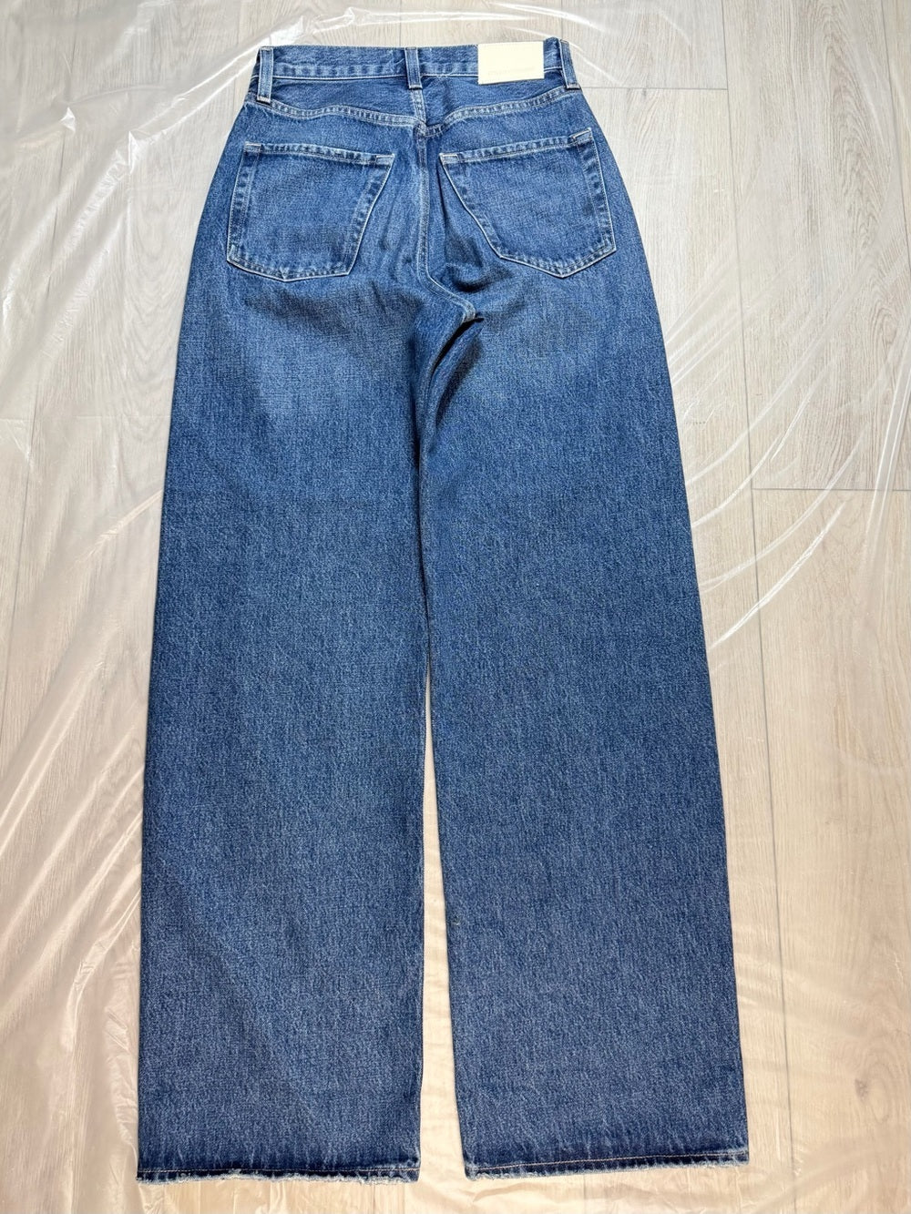 Citizens of Humanity Ayla medium blue wash - fabric close up
