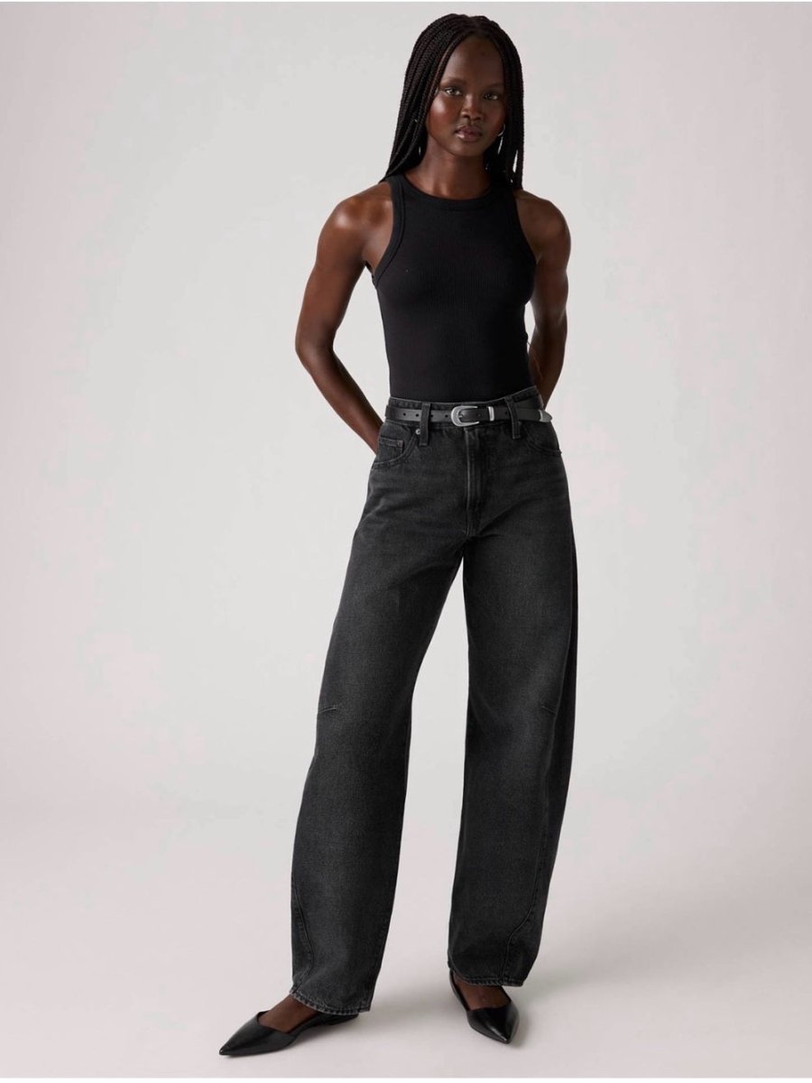 Levi’s Barrel Black jeans woman’s size 24x30 - TheRWDenimLevi's Barrel Black Woman's Wide-Leg – TheRWDenim