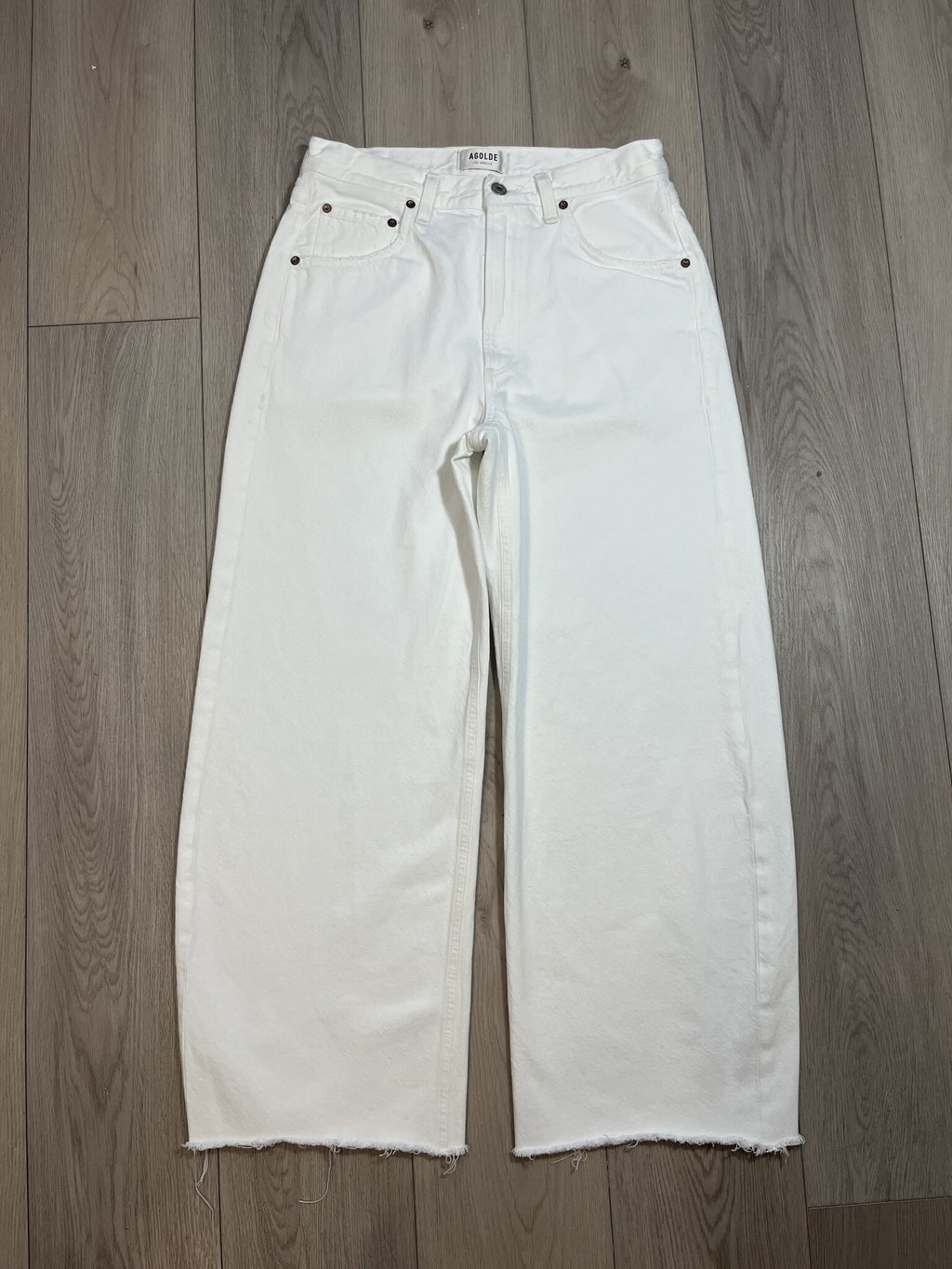 AGOLDE Low Curve Jean White – Size 27 – New