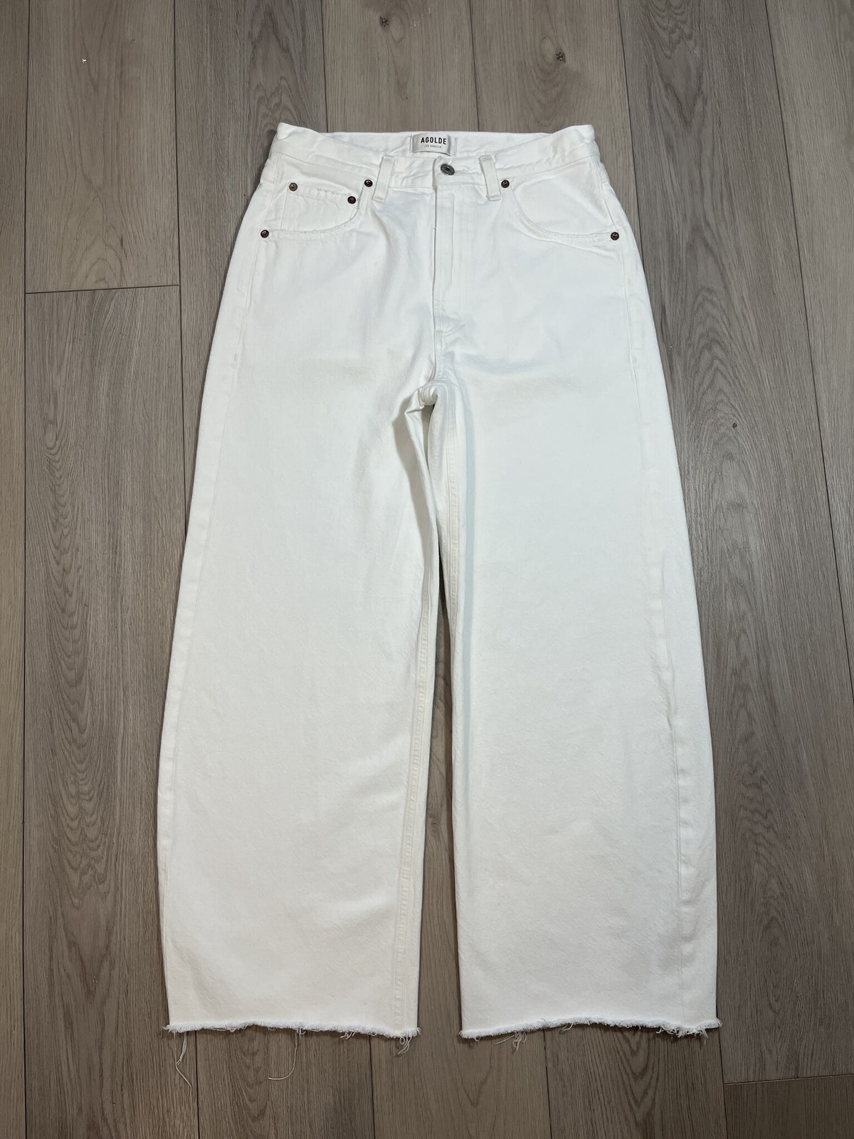 AGOLDE Low Curve Jean White – Size 27 – New