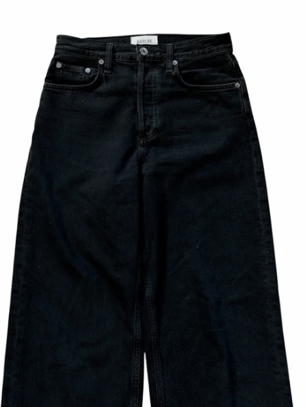 Agolde Low Slung Baggy Black Size 23