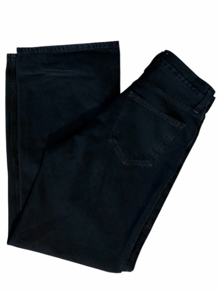 Agolde Low Slung Baggy Black Size 23