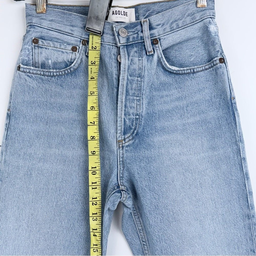 New AGOLDE jeans lana Size 23 - TheRWDenimAGOLDE Lana Straight-Leg Blue Wash – TheRWDenim