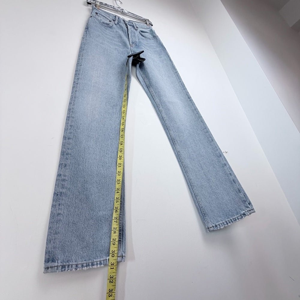 New AGOLDE jeans lana Size 23 - TheRWDenimAGOLDE Lana Straight-Leg Blue Wash – TheRWDenim