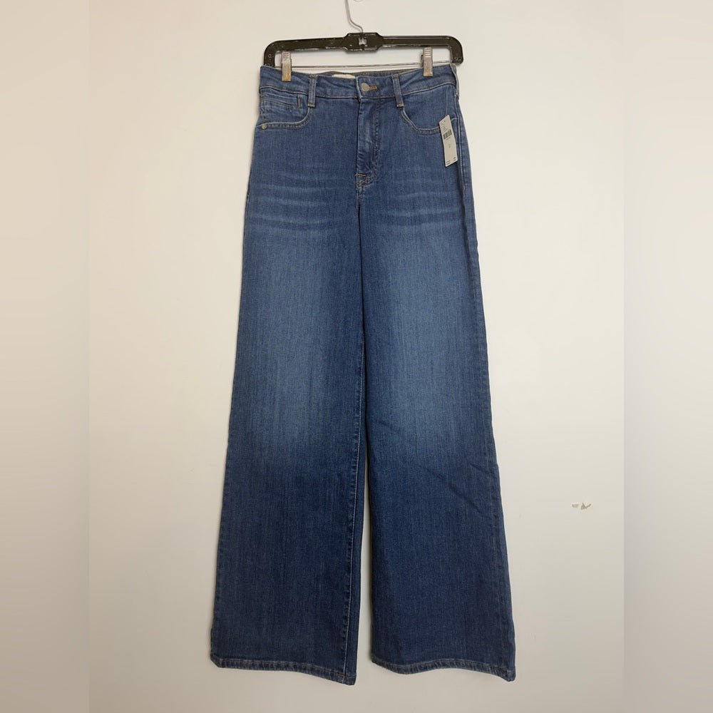 Pilcro antholologie jeans wide leg high rise - TheRWDenimPilcro Anthropologie Wide Leg High Rise Blue Wash – TheRWDenim
