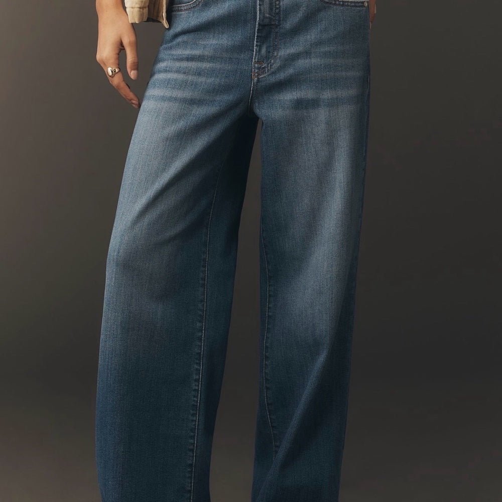 Pilcro antholologie jeans wide leg high rise - TheRWDenimPilcro Anthropologie Wide Leg High Rise Blue Wash – TheRWDenim