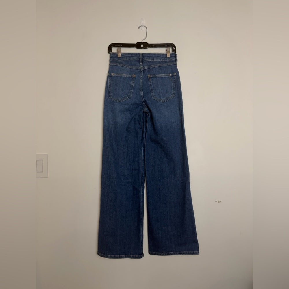 Pilcro antholologie jeans wide leg high rise - TheRWDenimPilcro Anthropologie Wide Leg High Rise Blue Wash – TheRWDenim