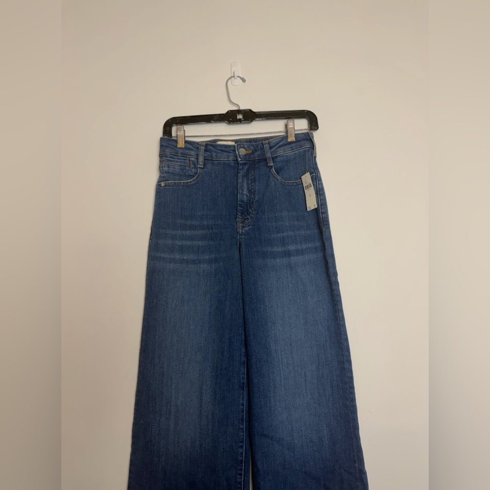 Pilcro antholologie jeans wide leg high rise - TheRWDenimPilcro Anthropologie Wide Leg High Rise Blue Wash – TheRWDenim