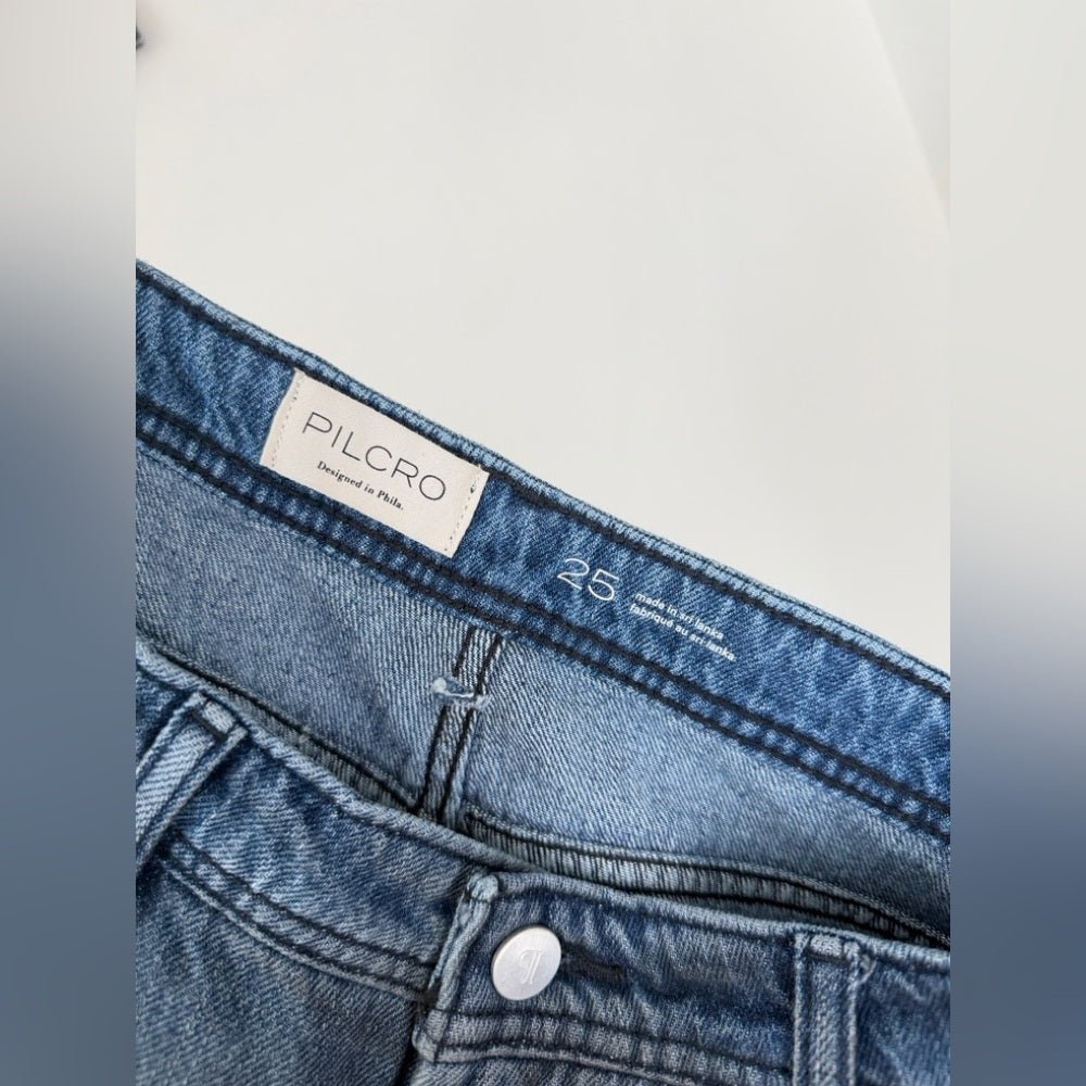 Pilcro High-Rise Balloon Jeans size 25 BNWT - TheRWDenimPilcro High-Rise Balloon Wide-Leg Black – TheRWDenim
