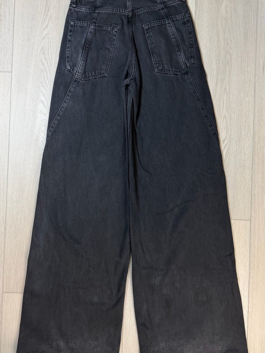 rag & bone Black Denim Jeans - high rise size 24 - TheRWDenimrag & bone Black Denim - High Rise Wide-Leg – TheRWDenim