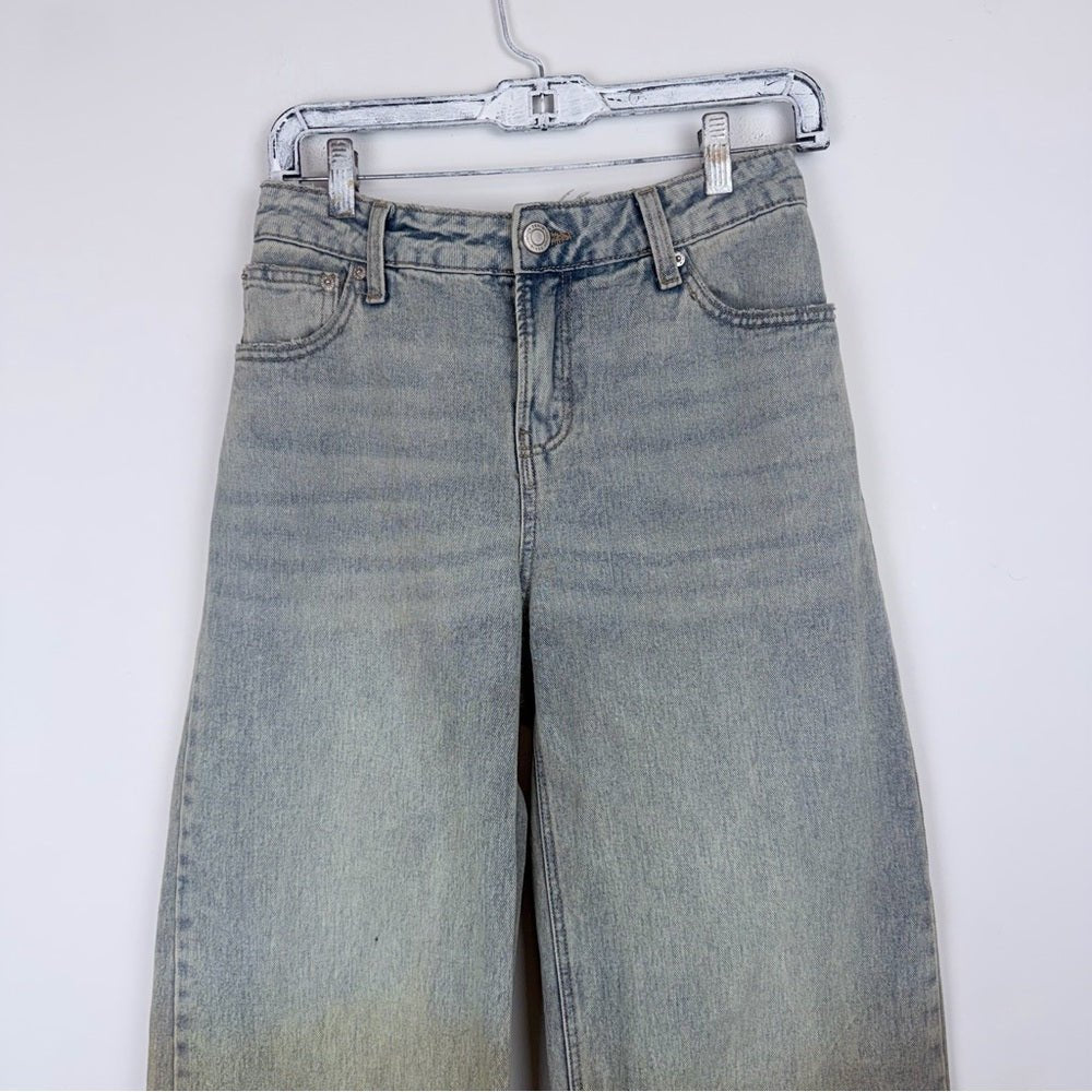 Two tone brown wash jeans in size 5 (28) - TheRWDenimTwo Tone Brown Wash Straight-Leg Blue – TheRWDenim