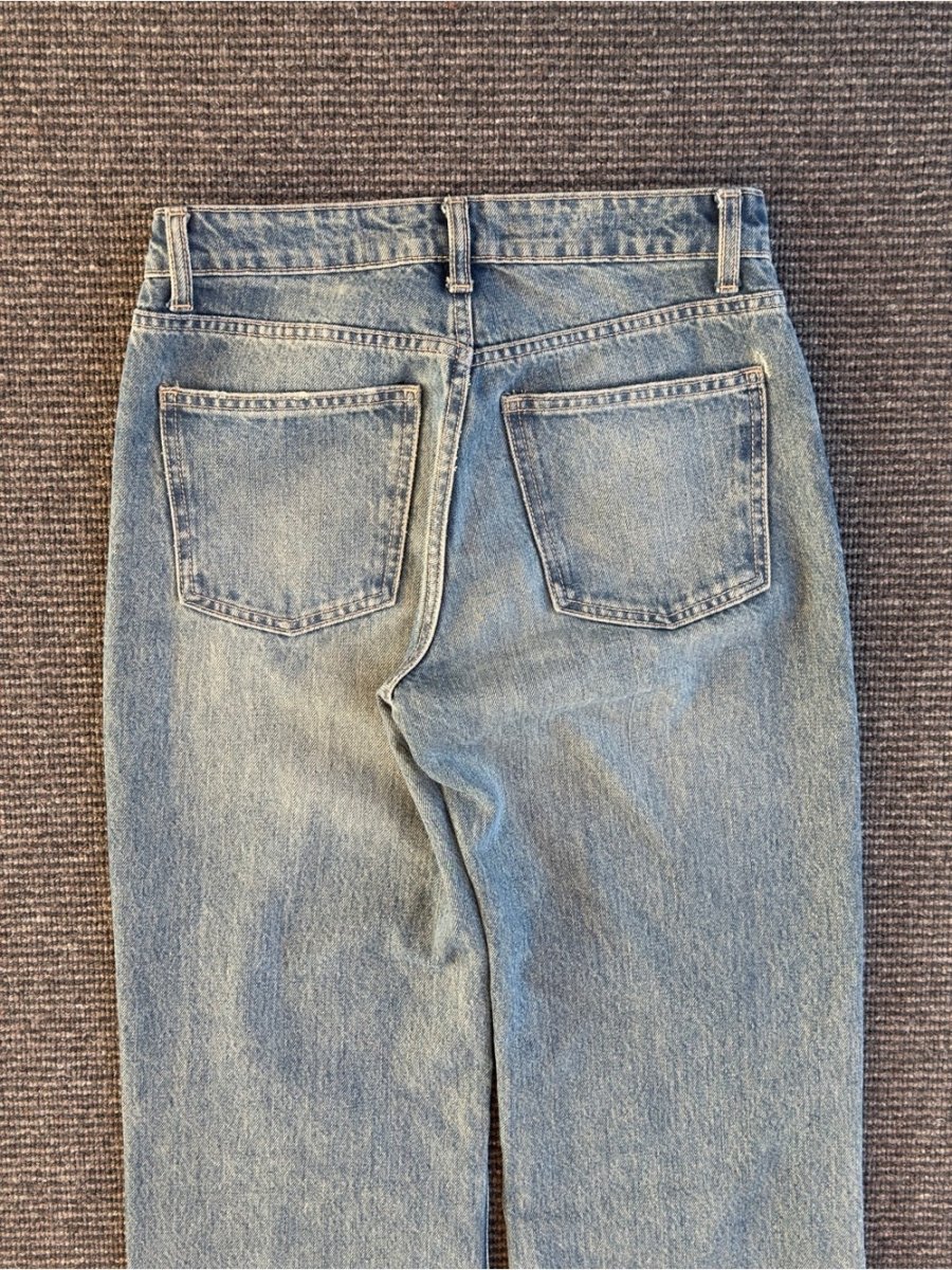 Zara Faded Light high raise Blue Wide-Leg Jeans 24 - TheRWDenimZara Faded Light High Raise Blue Wide-Leg – TheRWDenim