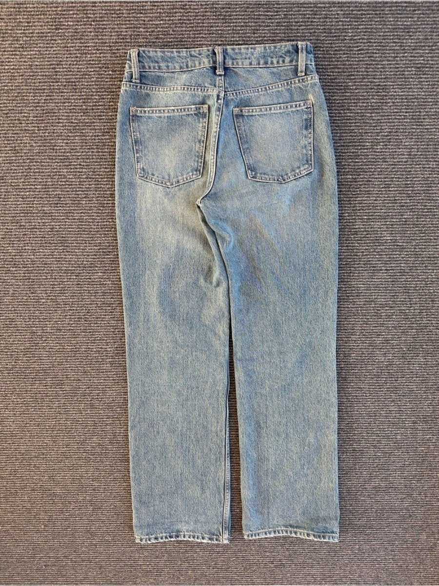 Zara Faded Light high raise Blue Wide-Leg Jeans 24 - TheRWDenimZara Faded Light High Raise Blue Wide-Leg – TheRWDenim