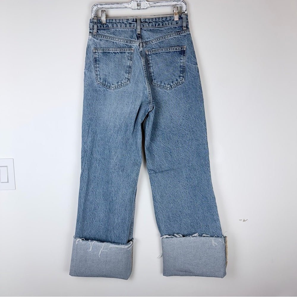 Zara Wide Leg FULL LENGTH TALL NEW - TheRWDenimZara Wide Leg Full Length New Blue Wash – TheRWDenim