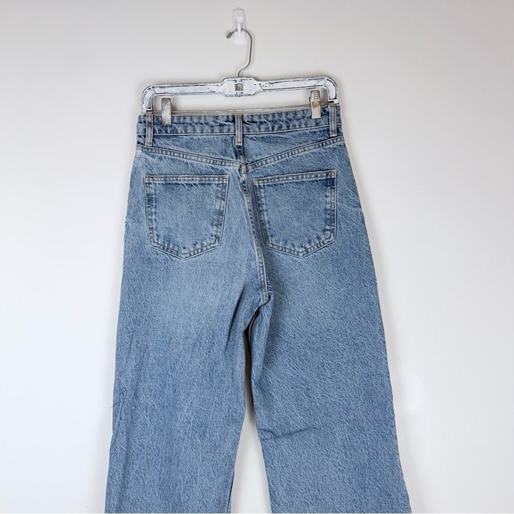 Zara Wide Leg FULL LENGTH TALL NEW - TheRWDenimZara Wide Leg Full Length New Blue Wash – TheRWDenim